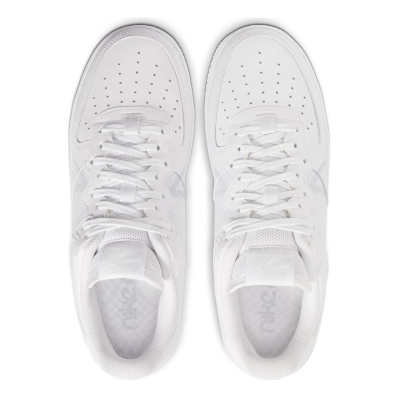 Nike air force on sale 1 react white platinum