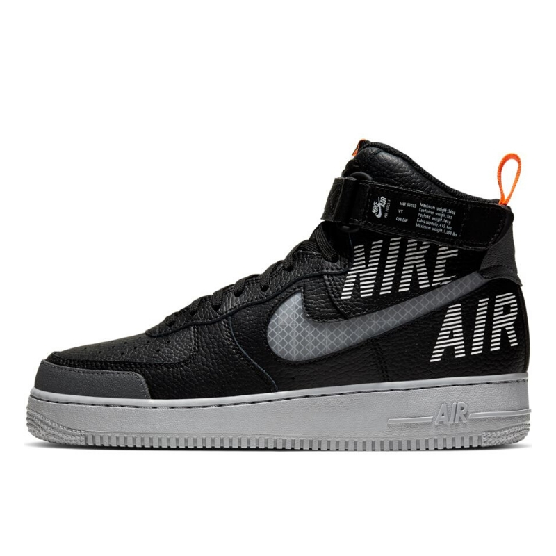 Nike air force discount 1 wolf grey black