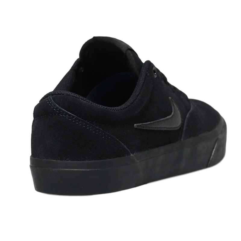 all black nike suede