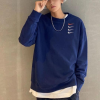 Толстовка Nike French Terry Swoosh 4 Embroidered Crewneck DB9408-451 (navy)