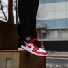 Кроссовки Jordan Air Jordan 1 Low Reverse Black Toe 553558-163 (white-gym red-black)