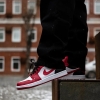 Кроссовки Jordan Air Jordan 1 Low Reverse Black Toe 553558-163 (white-gym red-black)