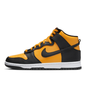 Кроссовки Nike Dunk Hi Retro DD1399-700 (university gold/black/white/habanero red)