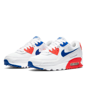 Кроссовки Женские Nike W Air Max 90 CT1039-100 (white-racer blue)