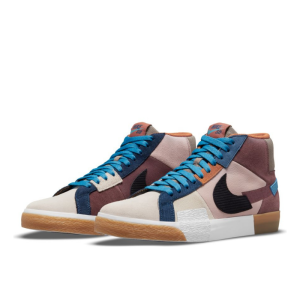 Кеды Nike SB Zoom Blazer Mid Premium DA8854-600 (dark wine-black)