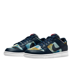 Кроссовки Nike Dunk Low Retro PRM "Graffiti Navy" DM0108-400 (obsidian-summit white)