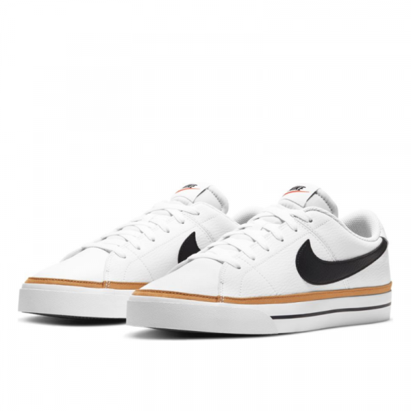 Кроссовки Nike Court Legacy CU4150-102 (white-black-desert ochre)
