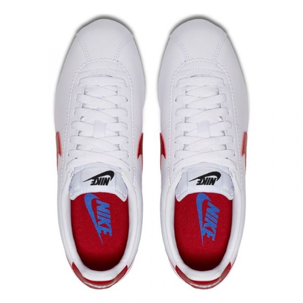 Кроссовки Женские Nike Wmns Classic Cortez Leather 807471-103 (white-varsity red)