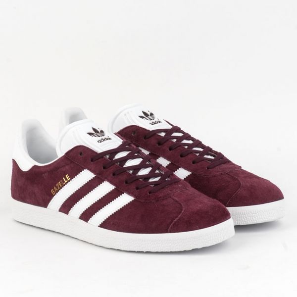 Кроссовки adidas Originals Gazelle BB5255 (maroon-ftwr white-gold met)