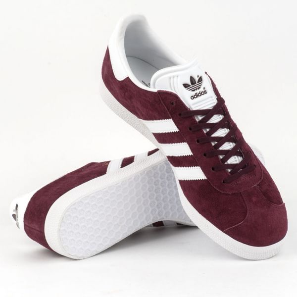 Кроссовки adidas Originals Gazelle BB5255 (maroon-ftwr white-gold met)