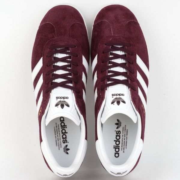 Кроссовки adidas Originals Gazelle BB5255 (maroon-ftwr white-gold met)