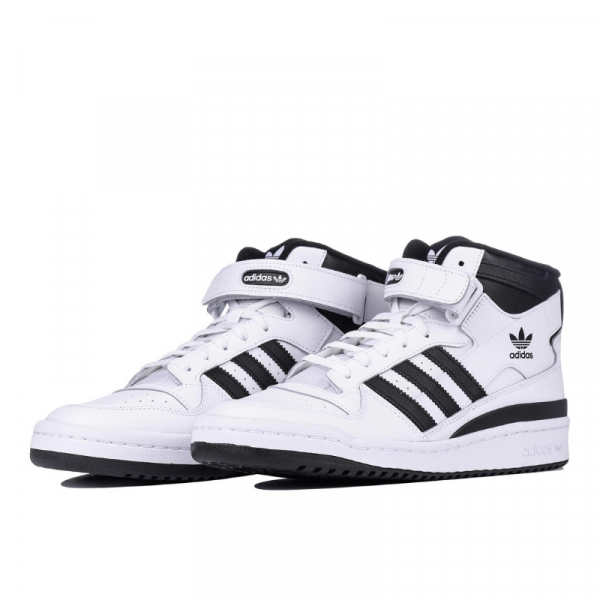 Кроссовки adidas Originals Forum Mid FY7939 (white-black-white)