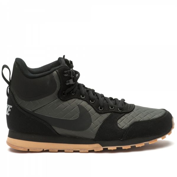 Кроссовки Nike MD Runner 2 Mid Premium 844864-006 (black-black-gum light brown)