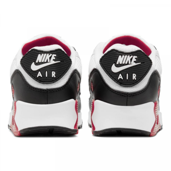 Кроссовки Nike Air Max 90 CT4352-104 (white-white-new maroon)