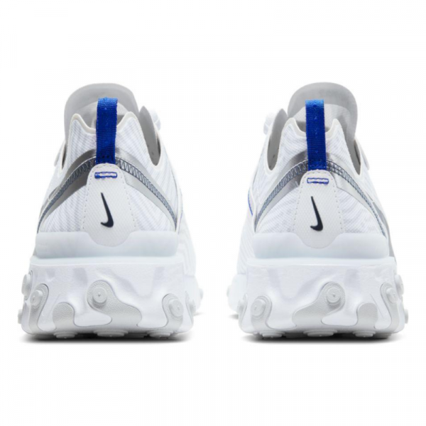 Кроссовки Nike React Element 55 CW7576-100 (white-midnight navy-bright blue)