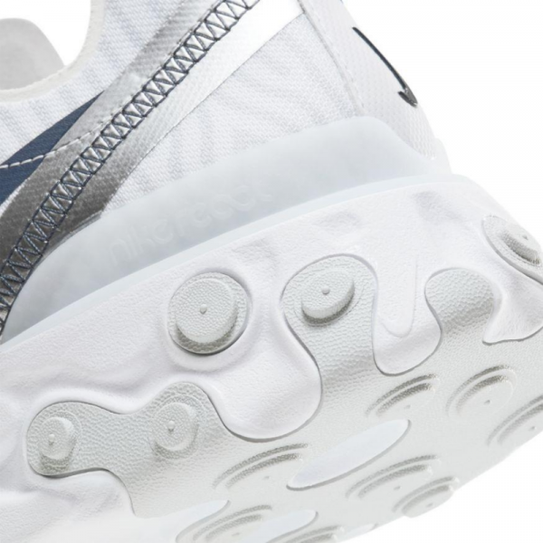 Кроссовки Nike React Element 55 CW7576-100 (white-midnight navy-bright blue)