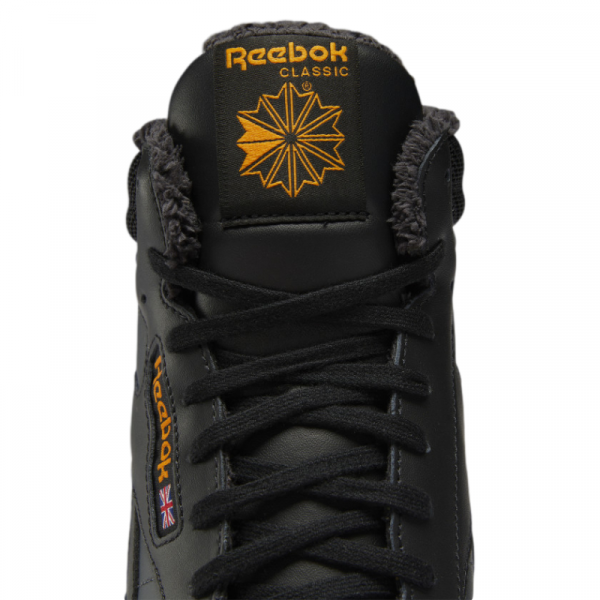 Кроссовки Reebok Classic Leather Mid Ripple FV9309 (black-true grey)