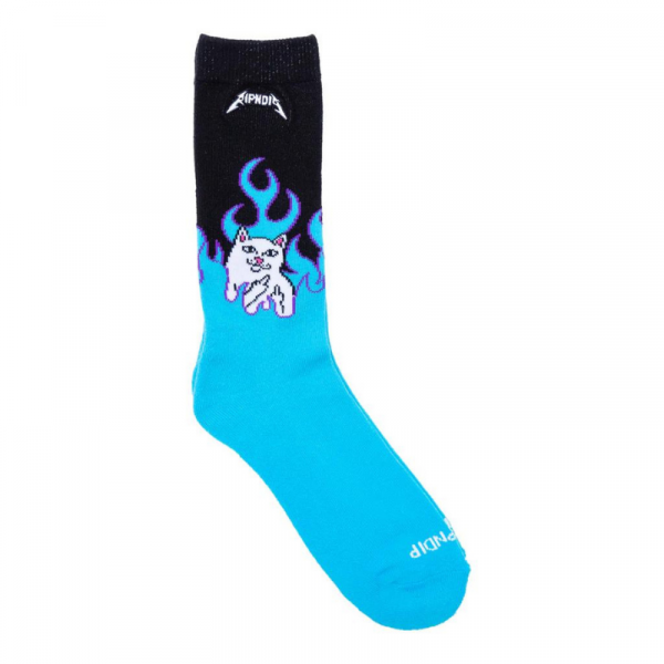 Носки Ripndip Welcome To Heck Socks RND7117 (electric blue)