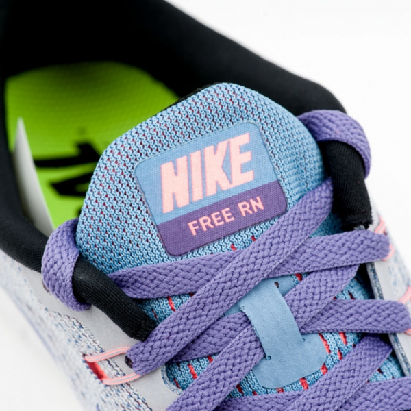 Кроссовки женские Nike Wmns Free Run 831509-009 (wolf grey-purple earth-work blue)