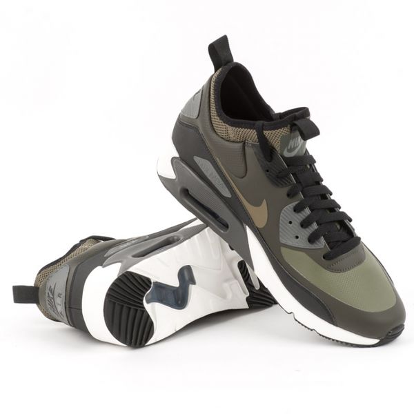 Кроссовки зимние Nike Air Max 90 Ultra Mid Winter 924458-300 (sequoia-medium olive)