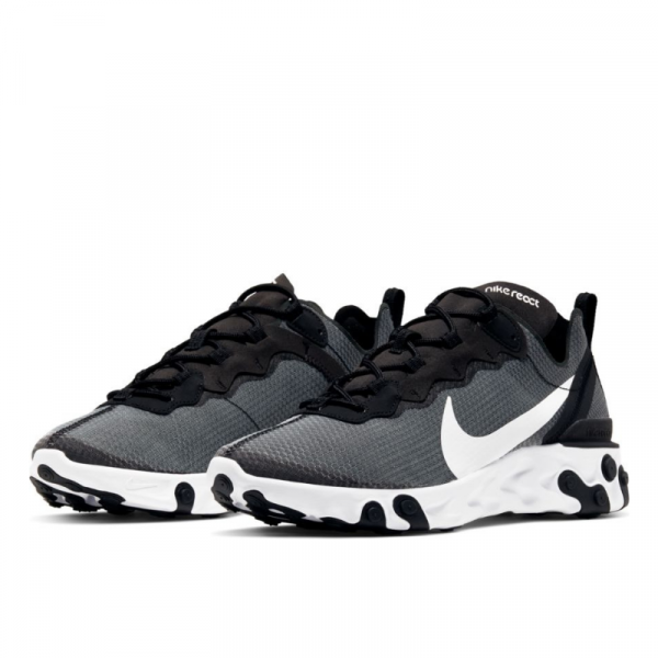 Кроссовки Nike React Element 55 SE CI3831-002 (black-white)
