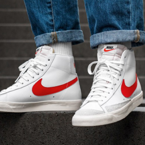 Кроссовки Nike Blazer Mid '77 Vintage BQ6806-110 (white-orange)