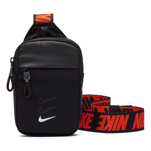 Сумка Через Плечо Nike Sportswear Essentials Hip Pack BA5904-010 (black-black-white)