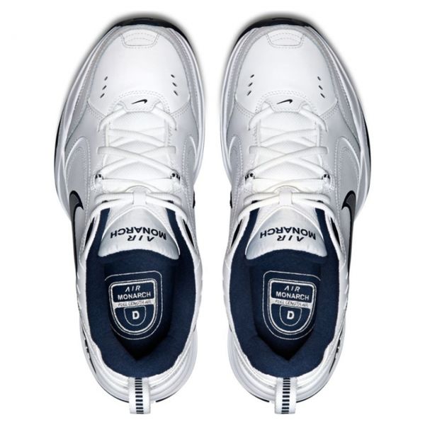 Кроссовки Nike Air Monarch IV 415445-102 (white-metallic silver) (9us 42.5eu 27cm)
