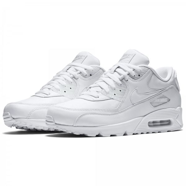 Кроссовки детские Nike Air Max 90 Leather GS 833412-100 (white-white)