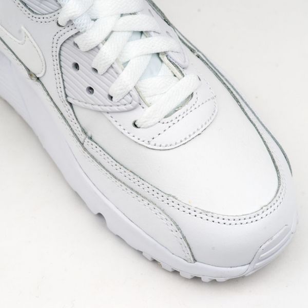 Кроссовки детские Nike Air Max 90 Leather GS 833412-100 (white-white)