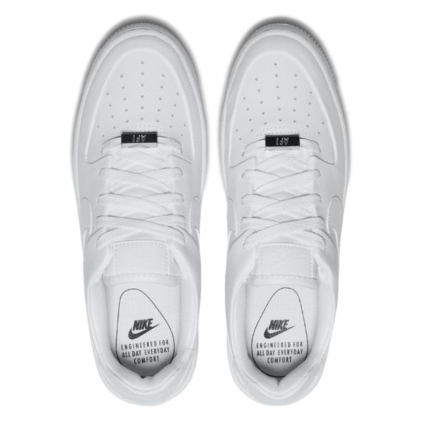 Кроссовки Женские Nike W Air Force 1 Sage Low AR5339-100 (white-white-white)