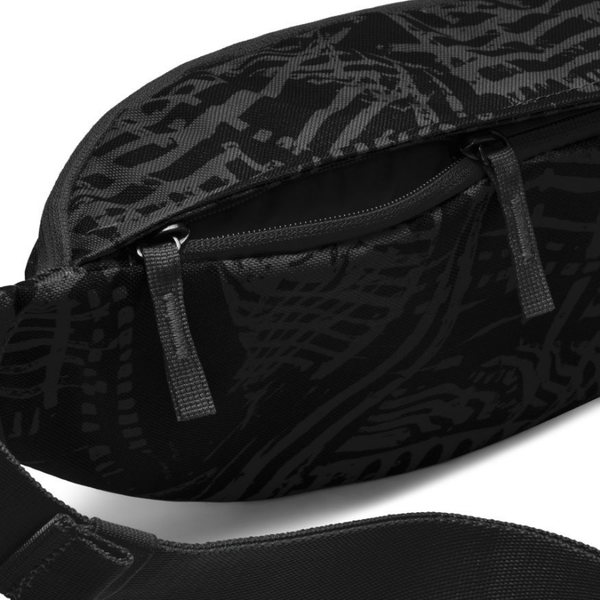 Сумка На Пояс Nike SB Heritage AOP Hip Pack CZ0381-010 (black-black-white)