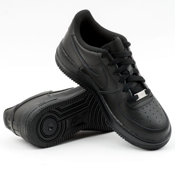 Кроссовки детские Nike Air Force 1 GS 314192-009 (black-black-black)