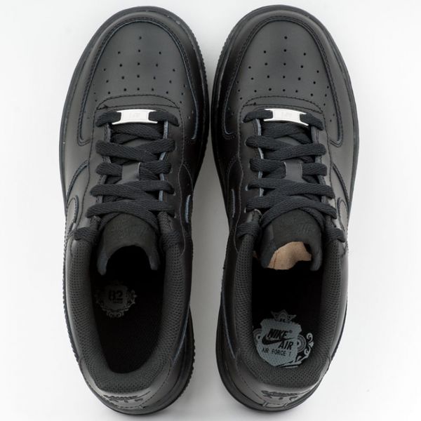 Кроссовки детские Nike Air Force 1 GS 314192-009 (black-black-black)