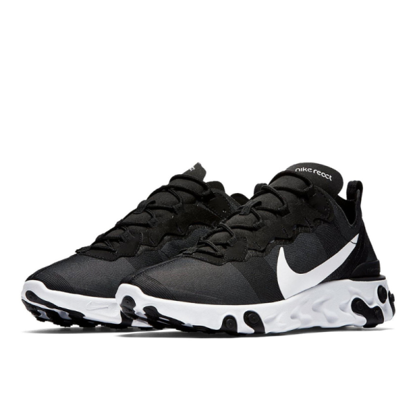 Кроссовки Nike React Element 55 BQ6166-003 (black-white)