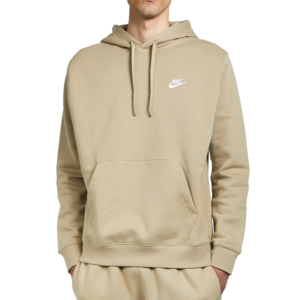 Худи Nike Club Fleece Pullover Hoodie BV2655-250 (limestone-white)