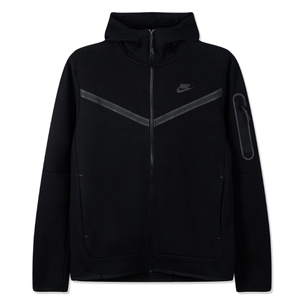 Худи Nike Tech Fleece Hoodie Full-Zip CU4490-010 (black-black)