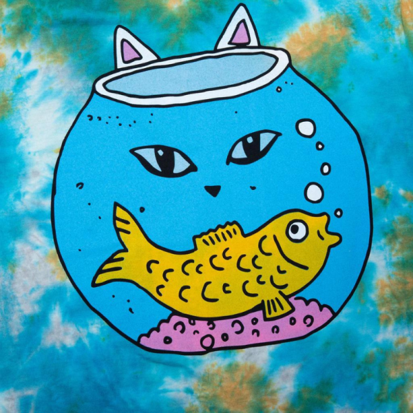 Футболка Ripndip Finding Nermio Tee RND7067 (navy orange tie dye)