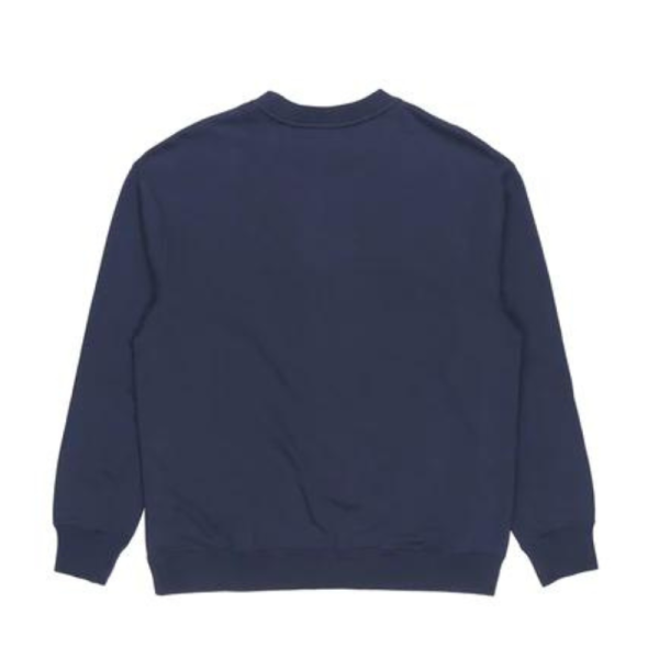 Толстовка Nike French Terry Swoosh 4 Embroidered Crewneck DB9408-451 (navy)