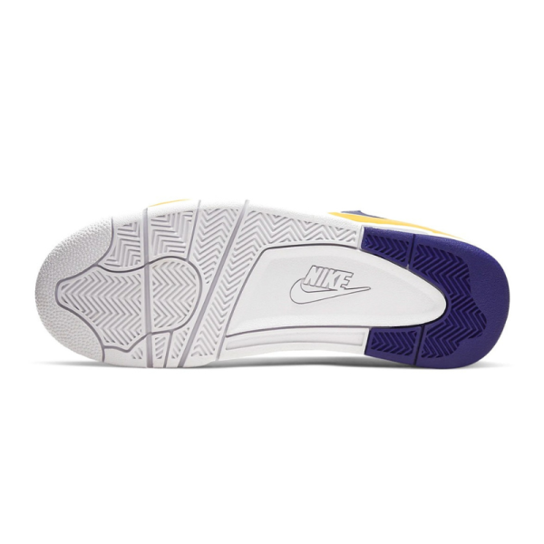 Кроссовки Nike Air Flight Legacy &quot;Lakers&quot; BQ4212-102 (white-purple-yellow)