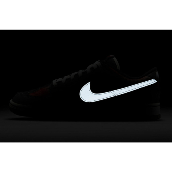 Кроссовки Nike Dunk Low Retro PRM "Graffiti Black Red" DM0108-001 (black-tumbled grey)