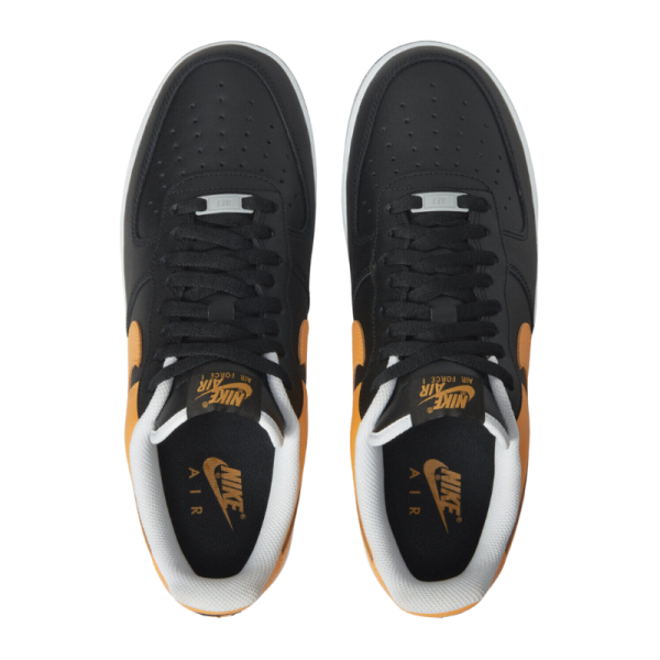 Кроссовки Nike Air Force 1 `07 FB7162-081 (black-kumquat-lt smoke grey-white)