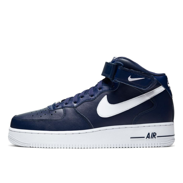 Nike air force 1 mid midnight navy on sale