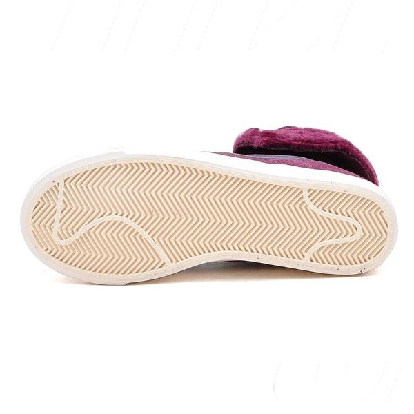 Кроссовки женские Nike Wmns Blazer High Roll LTHR 538254-600 (bordeaux-dk plum)