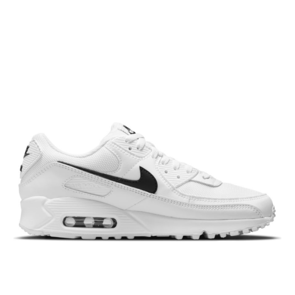 Кроссовки Женские Nike W Air Max 90 CQ2560-101 (white-black-white)