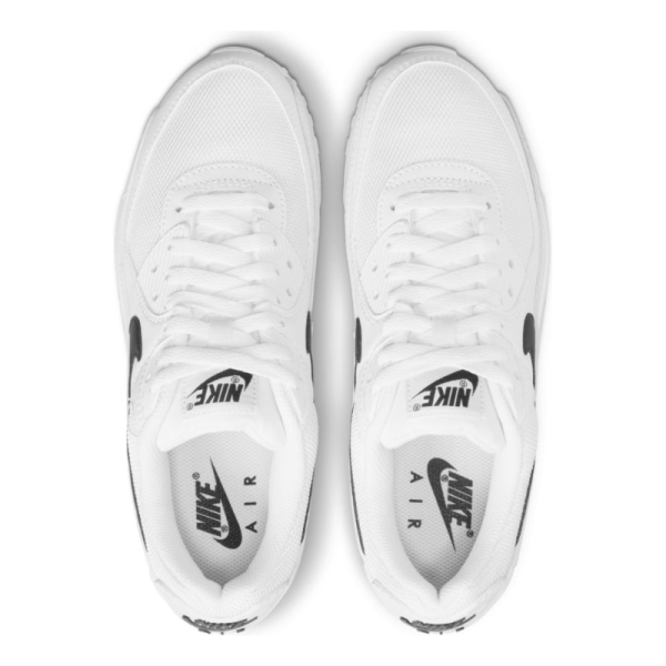 Кроссовки Женские Nike W Air Max 90 CQ2560-101 (white-black-white)