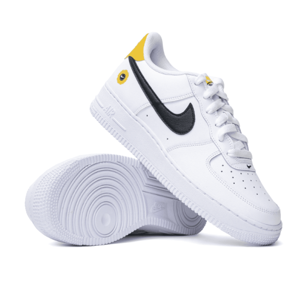 Кроссовки Nike Air Force 1 `07 Lv8 2 DM0118-100 (white-gold-black)