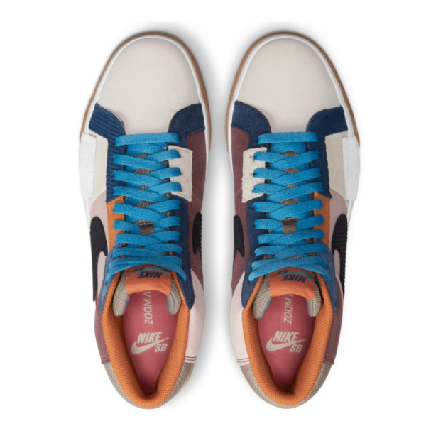 Кеды Nike SB Zoom Blazer Mid Premium DA8854-600 (dark wine-black)