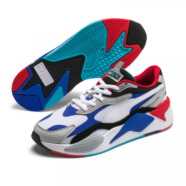 Кроссовки Puma RS-X3 Puzzle 371570-05 (white-dazzling blue)