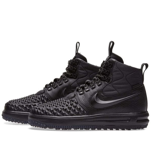 Кроссовки детские зимние Nike Lunar Force 1 Duckboot 17 GS 922807-001 (black-anthracite)